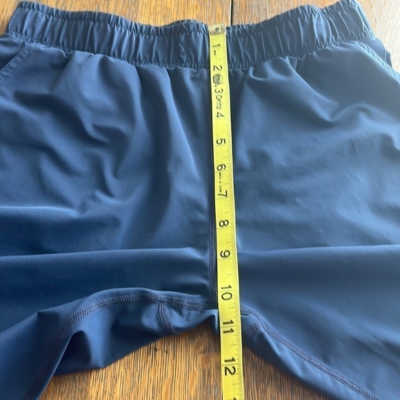 ZYIA Active stretch fabric pants dude pockets elastic waistband blue color - Picture 6 of 12